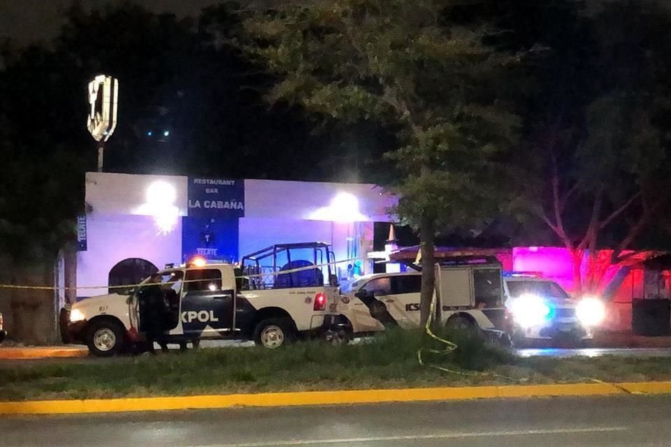 El occiso fue encontrado desangrado afuera del RestauranteBar La Cabaña, ubicado en la Carretera a Colombia.