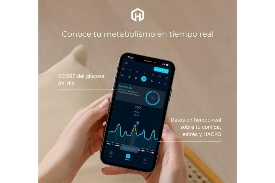 Habits AI se enfoca en el monitoreo en tiempo mediante un sensor que se coloca debajo del brazo, complementado con una smartband.