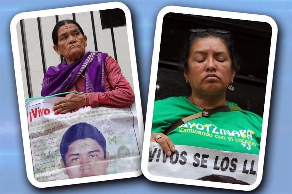 Madres de los 43 lamentaron que AMLO no haya cumplido su promesa de hallar a los estudiantes.