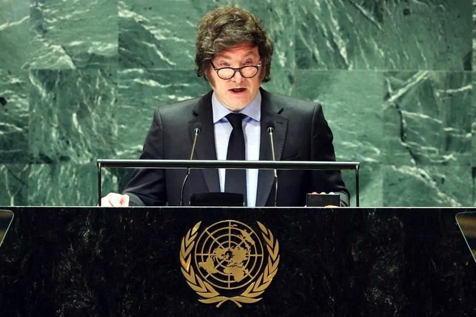 Javier Milei denunció la 'agenda ideológica' de la ONU y acusó al organismo de estar gobernado por 'burócratas internacionales'.