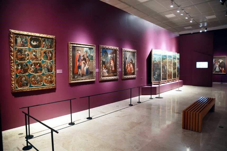 Exposición, Biombos y Castas. Pintura profana de la Nueva España.