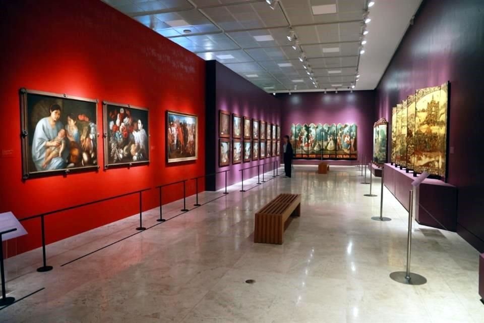 Exposición, Biombos y Castas. Pintura profana de la Nueva España.