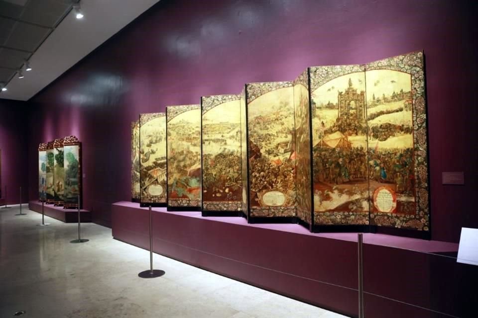 Exposición, Biombos y Castas. Pintura profana de la Nueva España.
