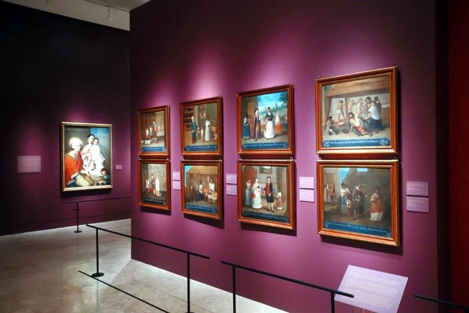 Exposición, Biombos y Castas. Pintura profana de la Nueva España.