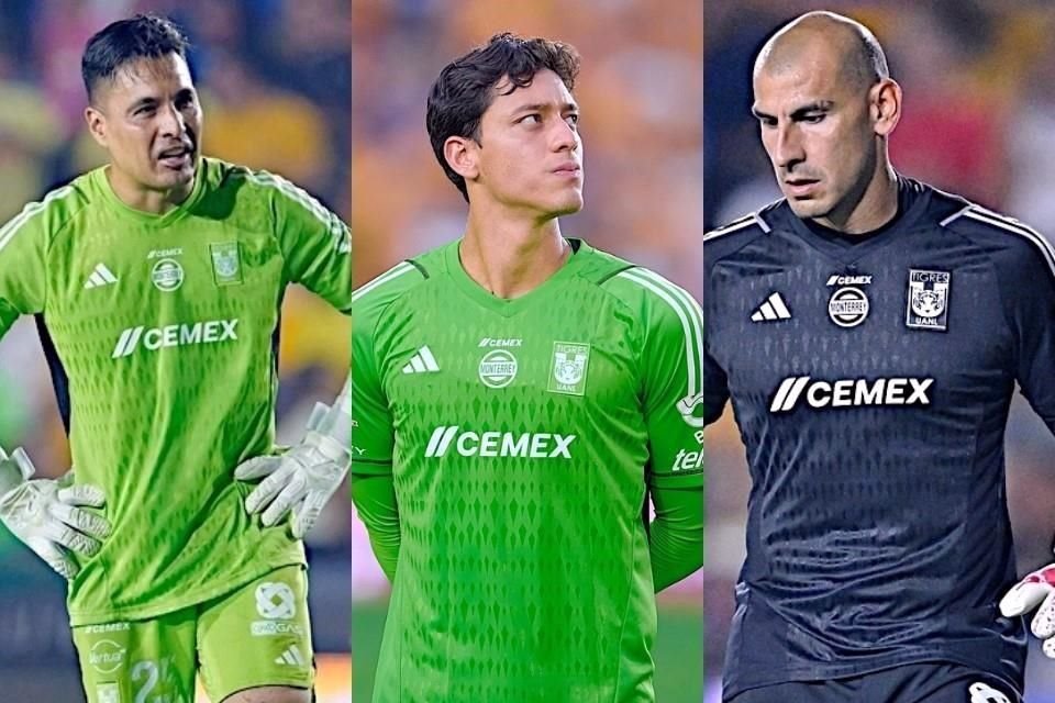 Carlos Felipe Rodríguez, Fernando Tapia y Nahuel Guzmán han sido los arqueros esta temporada.