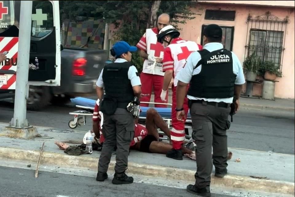 Los hechos ocurrieron a las 6:30 horas en el cruce de Venustiano Carranza y Luis Mora, en la Colonia Industrial.