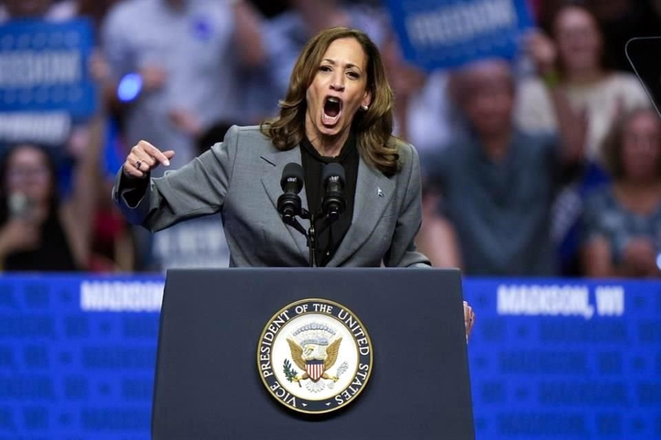 Kamala Harris presumió que votó en contra del T-MEC y aseguró que hará efectivo el proceso de revisión del acuerdo programado para 2026.