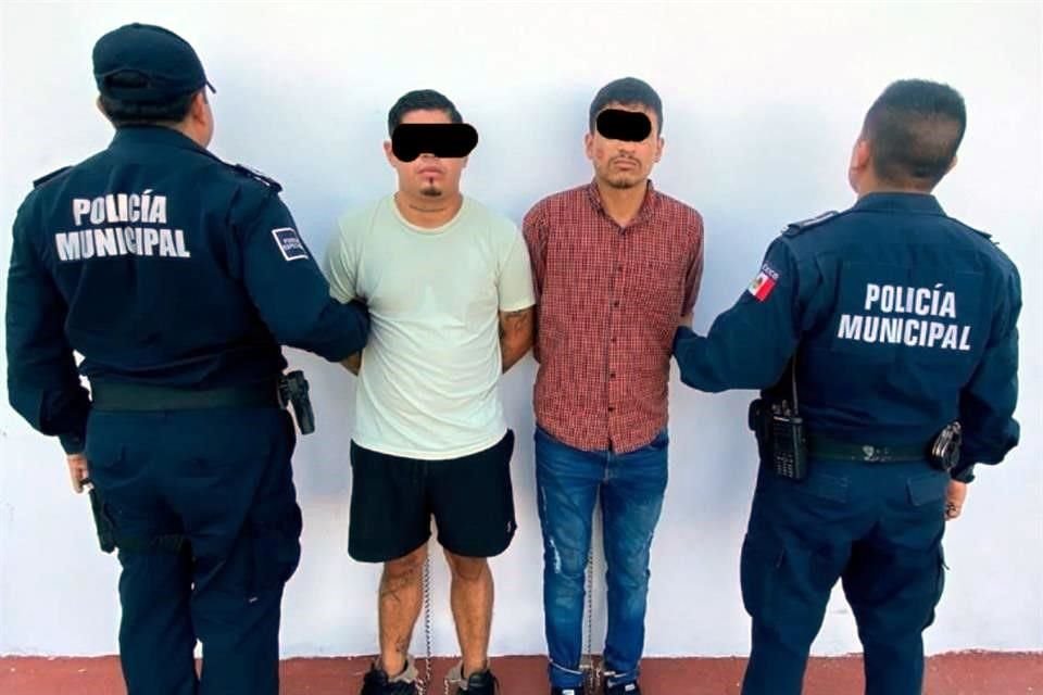 Los detenidos fueron identificados como Christopher Williams Tadeo, de 24 años, y Miguel Ángel, 26.