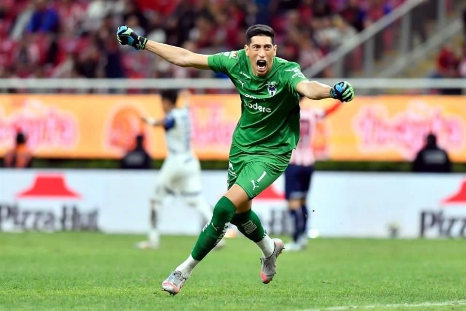 Esteban Andrada celebró el empate con euforia.