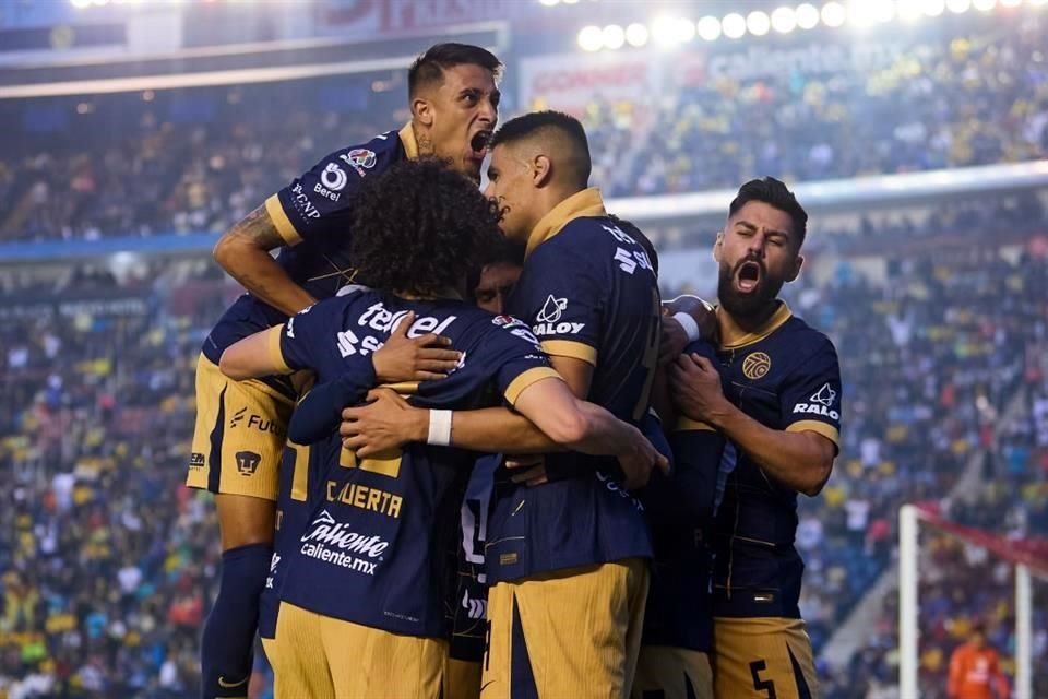 Pumas se quedó con el Clásico Capitalino para afianzarse en el quinto lugar de la clasificación con 19 unidades.