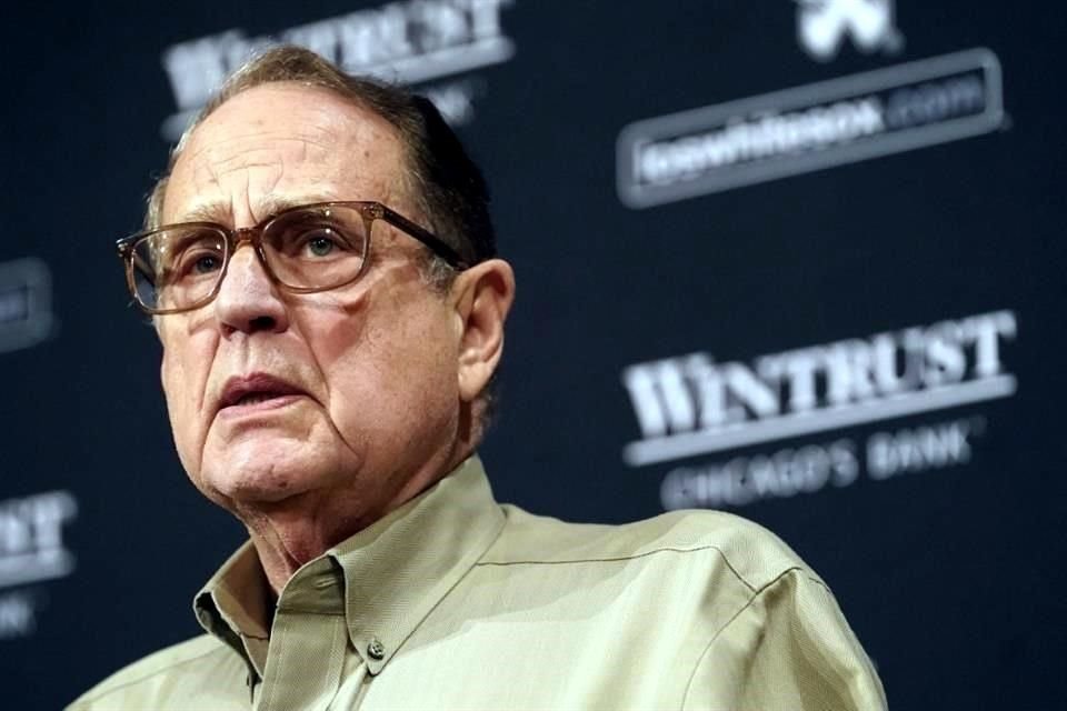 Jerry Reinsdorf asumió la responsabilidad por la mala temporada que dieron los White Sox.