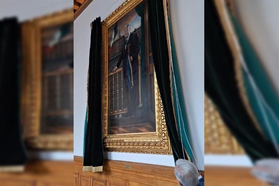 La obra fue realizada por el pintor de origen yucateco Jorge Ermilio Espinosa.