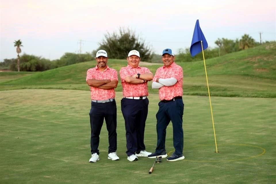 Paco Castañeda, Benito Caballero y Domingo Serrato