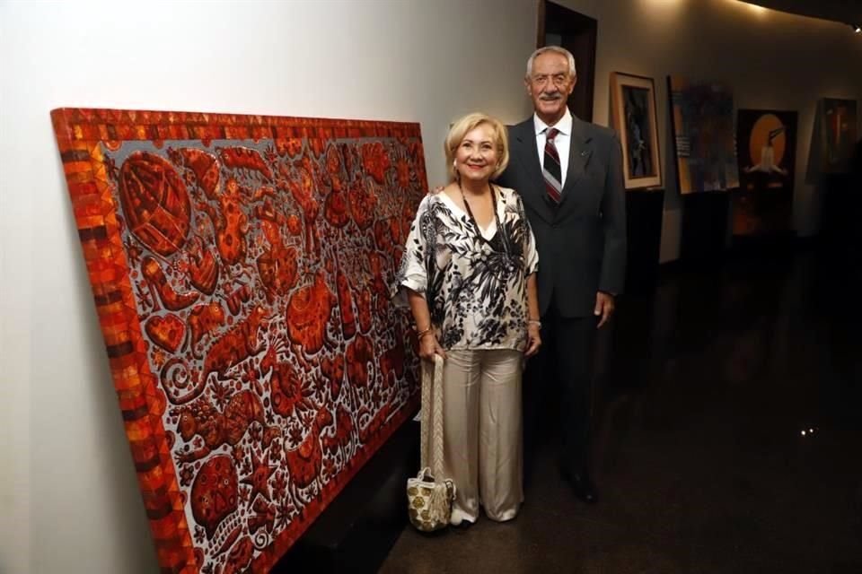 Lupita Siller y Rafael Bausone