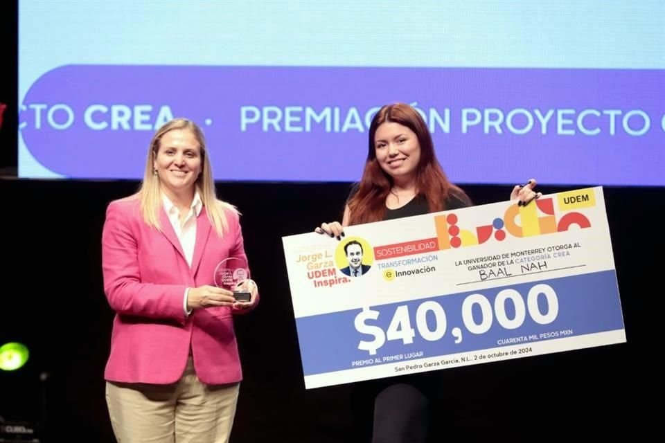 Equipo Baal Nah, ganador de la categoría CREA.