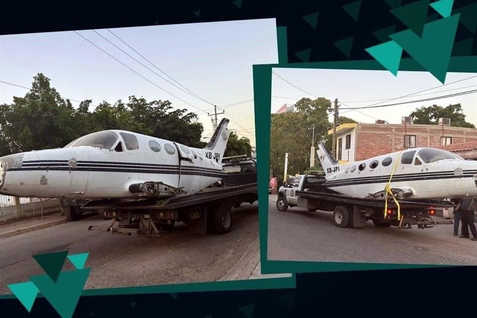 El rescate de una persona privada de su libertad en Culiacán llevó al aseguramiento hasta del fuselaje de una aeronave de servicio privado.