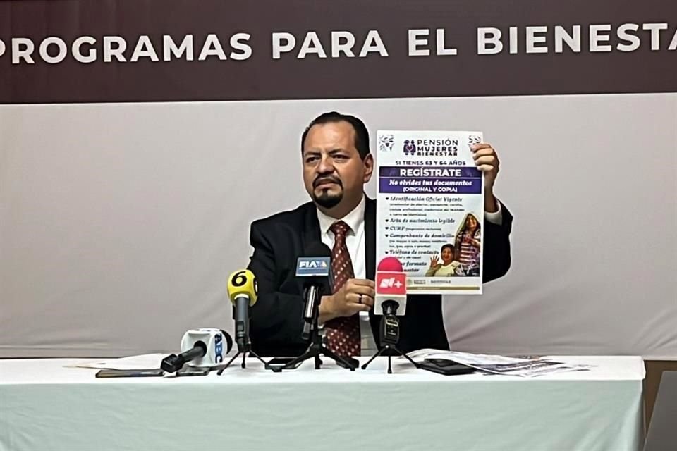 El nuevo delegado de Bienestar en la entidad, Genaro Rodríguez Teniente, informó que las inscripciones estarán abiertas desde hoy 7 de octubre y hasta el próximo 30 de noviembre.