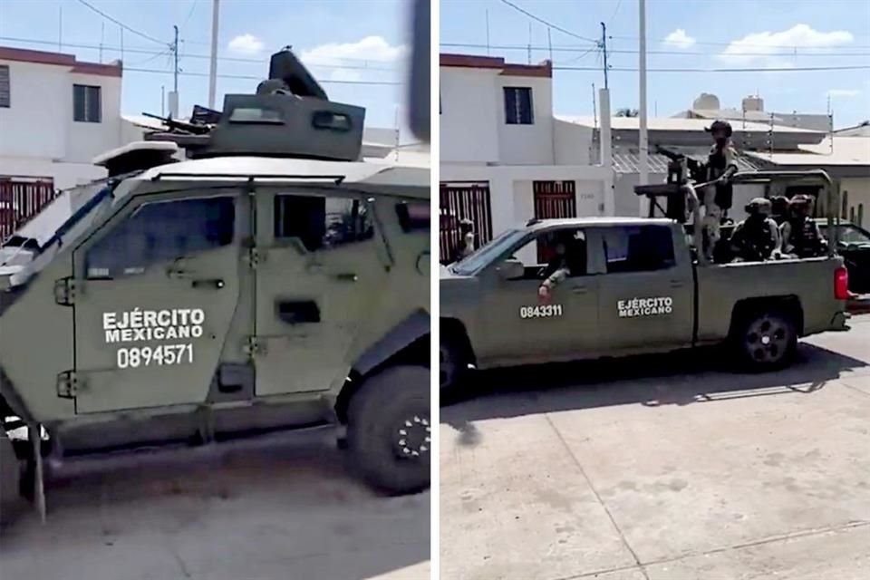 Sedena ha desplegado más de mil militares en Culiacán y sus alrededores para enfrentar la violencia de grupos criminales.