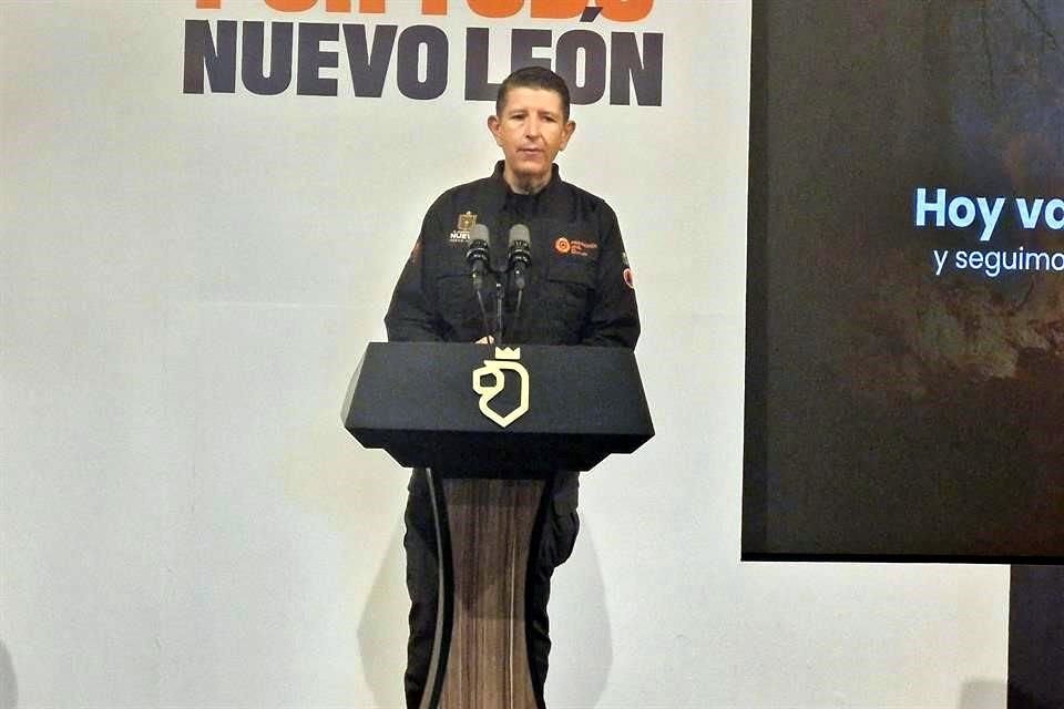 Erik Cavazos, director de Protección Civil Nuevo León.