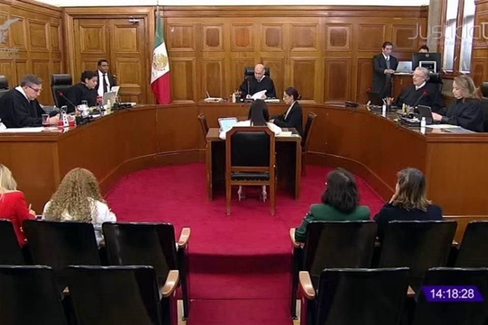 Aspecto de la sesión de este miércoles de la Segunda Sala de la Corte.