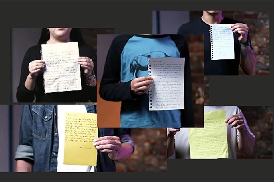 Ingenium lanza hoy una campaña en la que personas muestran cartas de sus seres queridos escritas antes de quitarse la vida.