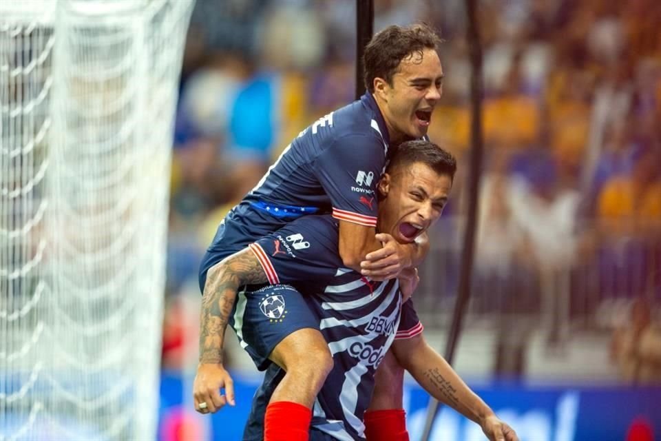 Roberto de la Rosa marcó el 2-1 para Monterrey, tras pase de Lucas Ocampos.