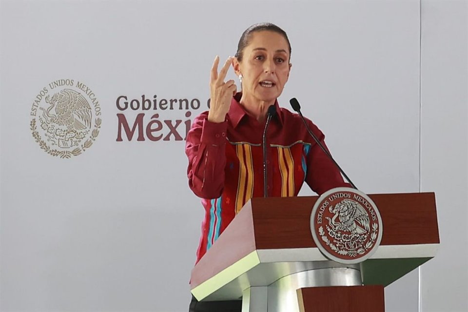 Presidenta Sheinbaum rechazó reunirse o dialogar con la Oposición, más allá de los gobernadores, y sostuvo que ella hablará con el pueblo. 