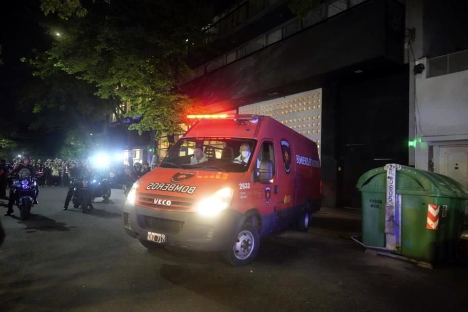 Esta ambulancia de bomberos fue la encargada de levantar y llevarse el cuerpo del ex One Direction.