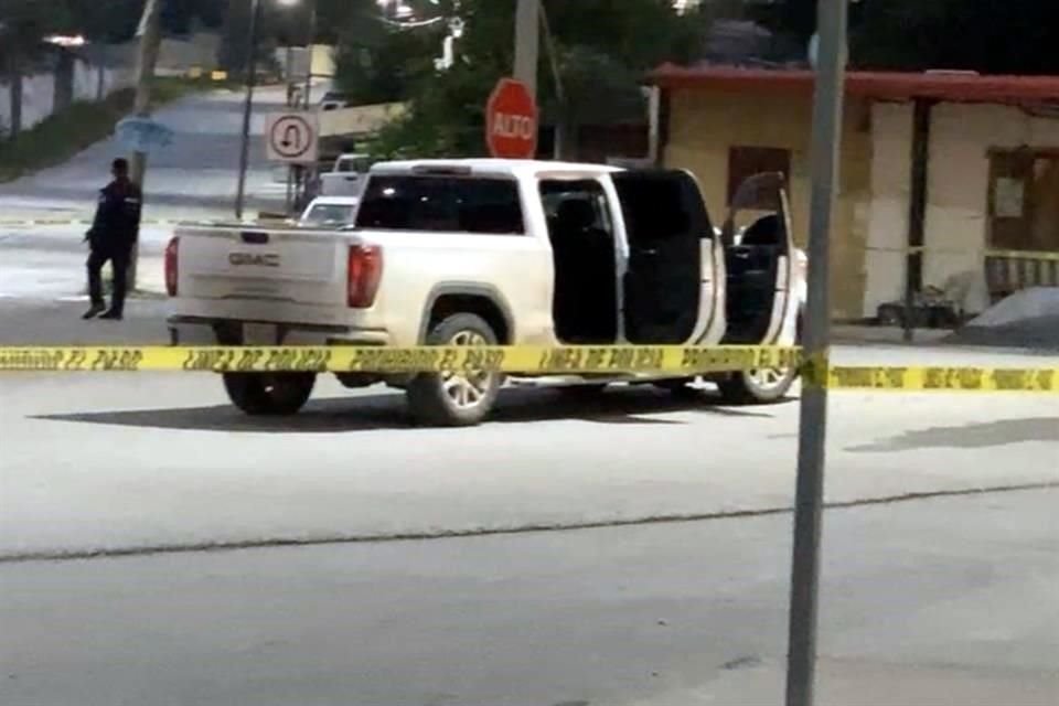 En Montemorelos fue asegurada una camioneta en la que viajaban los presuntos agresores.