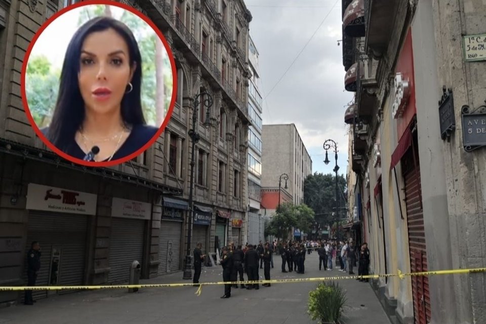 Diana Sánchez Barrios, lideresa de comerciantes, fue atacada a balazos en el Centro.