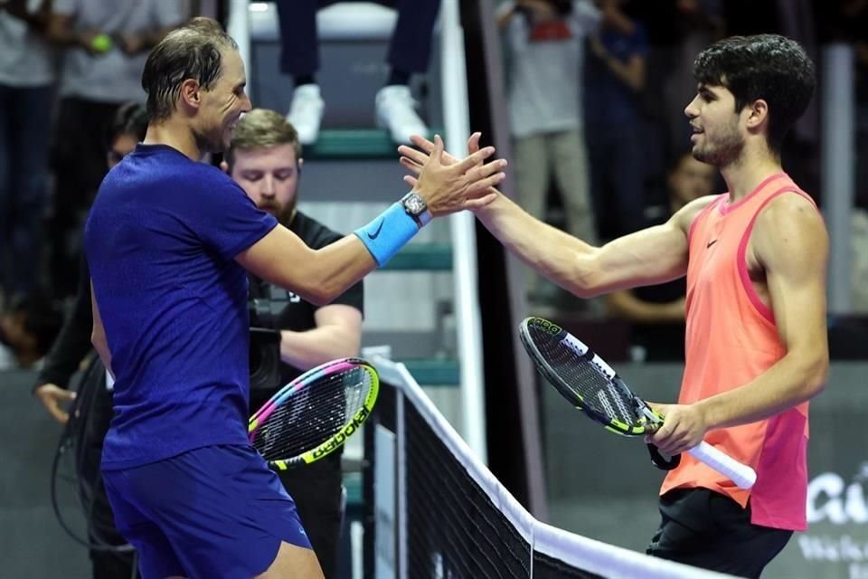 Nadal reconoció que Alcaraz trae un gran nivel.