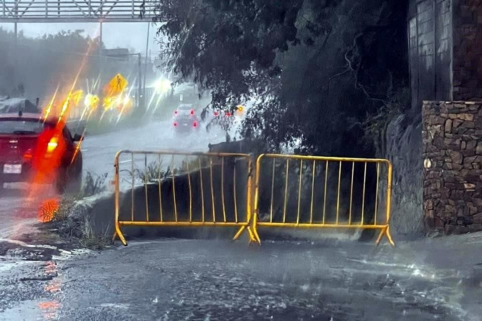 Las afectaciones provocadas por la tormenta 'Alberto'  no han sido reparadas en la Carretera Nacional.