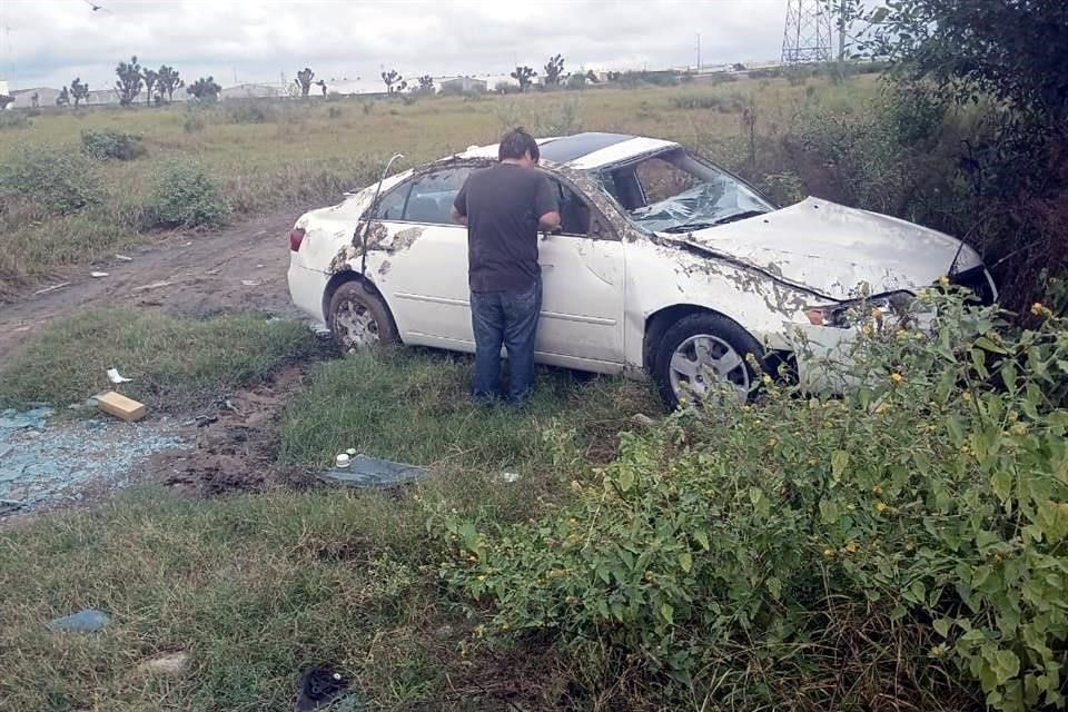 El accidente fue reportado alrededor de las 15:20 horas.