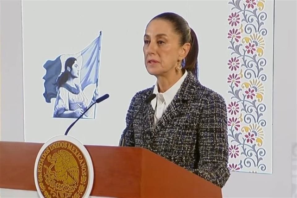 Claudia Sheinbaum, Presidenta de México.