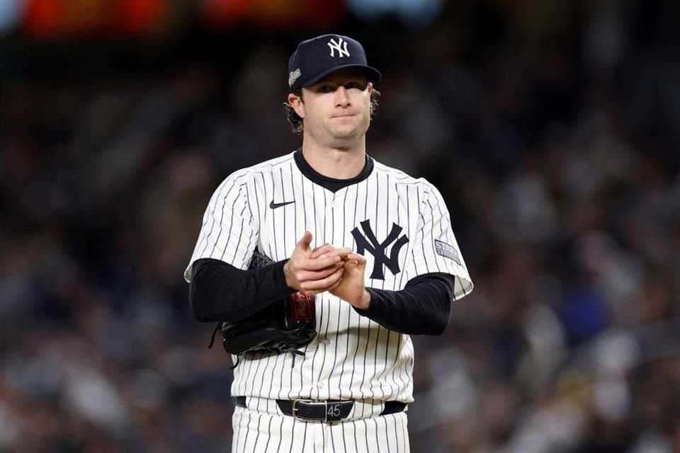 Gerrit Cole será el abridor de Yankees en el Juego 1 de la Serie Mundial.