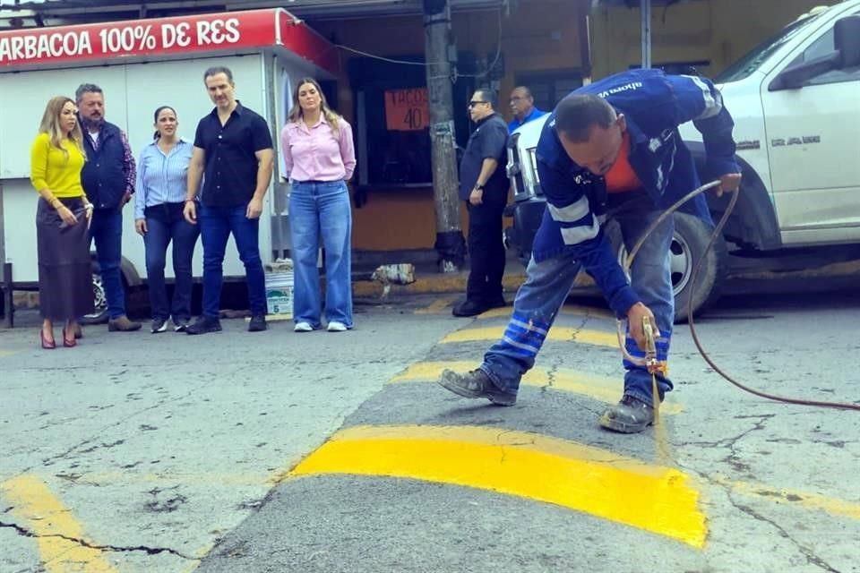 El Alcalde inició este operativo que incluye bacheo, iluminación, recolección de basura y pintura.