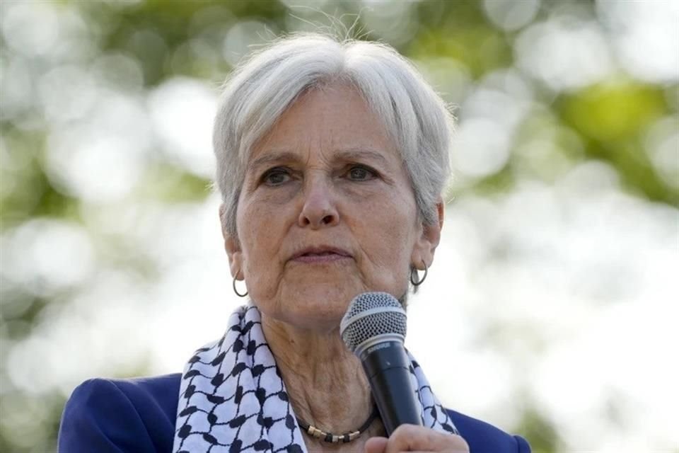 La candidata del Partido Verde Jill Stein durante un evento en Chicago el 21 de agosto del 2024.