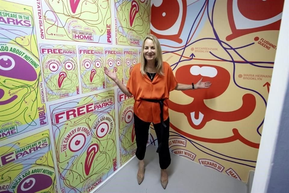 Paula Scher,  diseñadora y artista estadounidense.