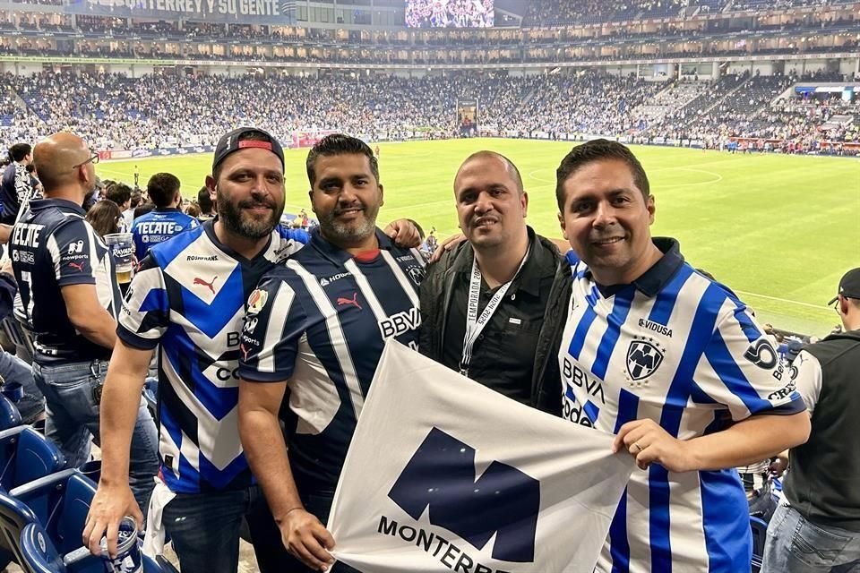 Pedro Garza, Vicente Palacios, Alejandro Vázquez y Fernando Olea