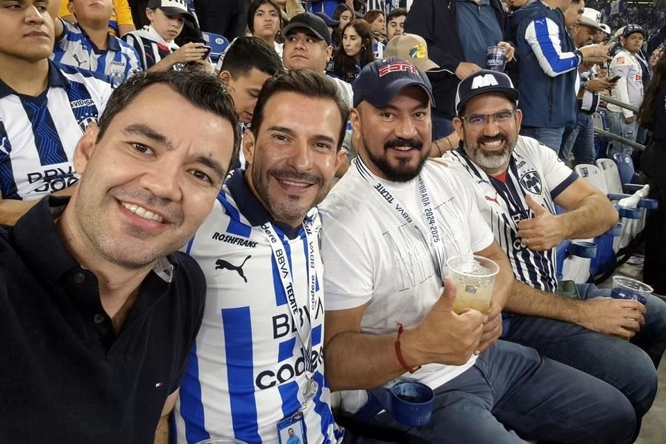 Fabián González, Javier Balderas, Arturo Mata y Miguel Rodríguez