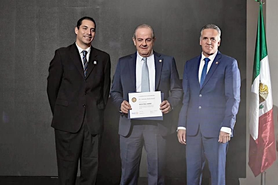 Luis Paul Sotomayor, Antonio Dieck Assad y Óscar del Cueto Cuevas