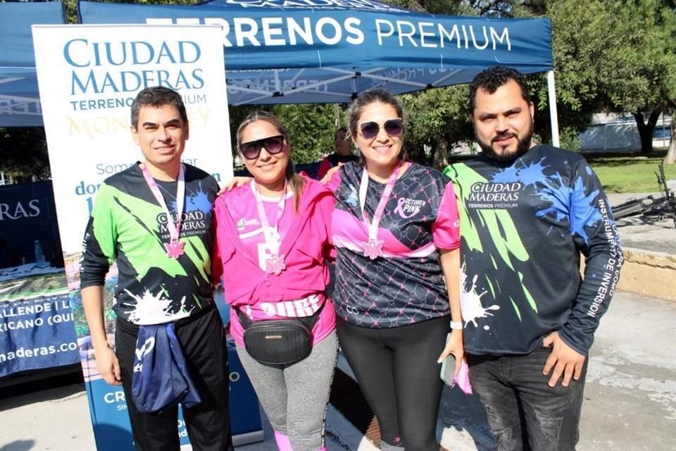 Luis Navarrete, Érika Estrella, Jéssica Neaves y Juan Manuel Rodríguez