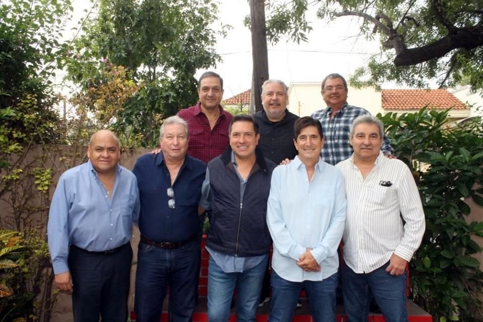 Javier Robles, Ricardo Cantú, Alejandro Torres, Rolando Ponce, Fernando Cantú, Sergio López, José Morales y Javier Treviño