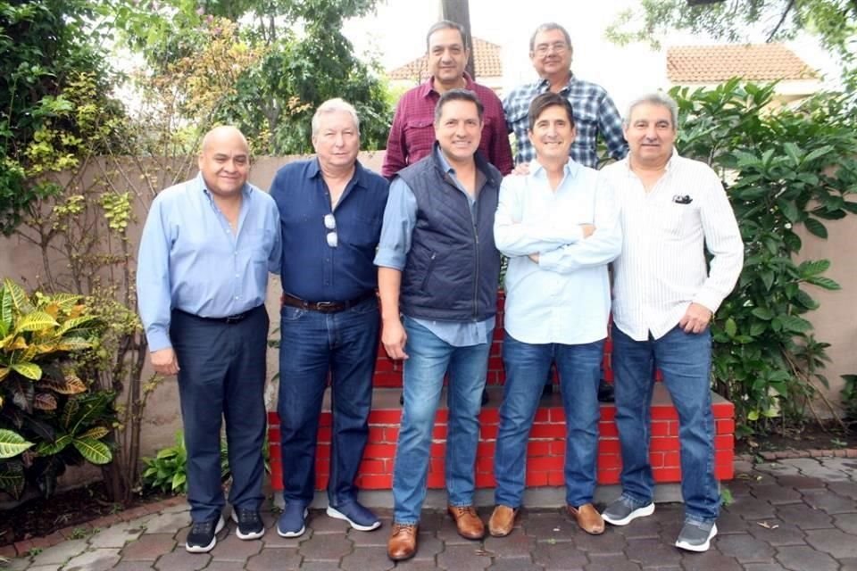 Javier Robles, Alejandro Torres, Rolando Ponce, Fernando Cantú, Sergio López, José Morales y Javier Treviño