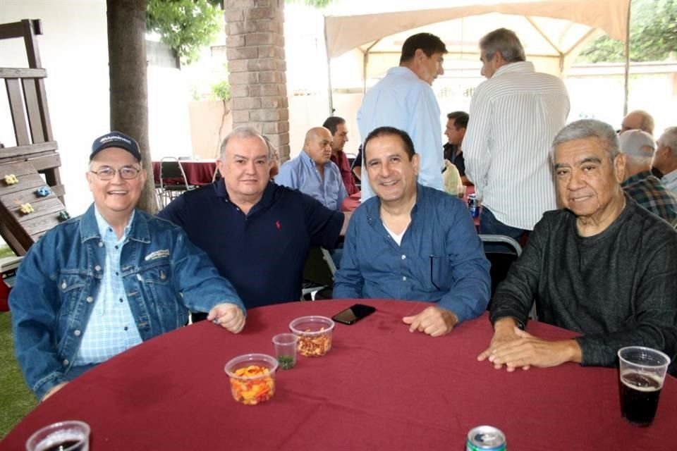 Javier Reyes, Rosendo Treviño, Francisco Lazo y Jorge Zárate