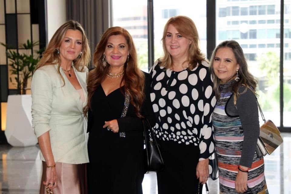 Anabel Montemayor de Chapa, Juany Segovia, Hilda González y Conny Lomas