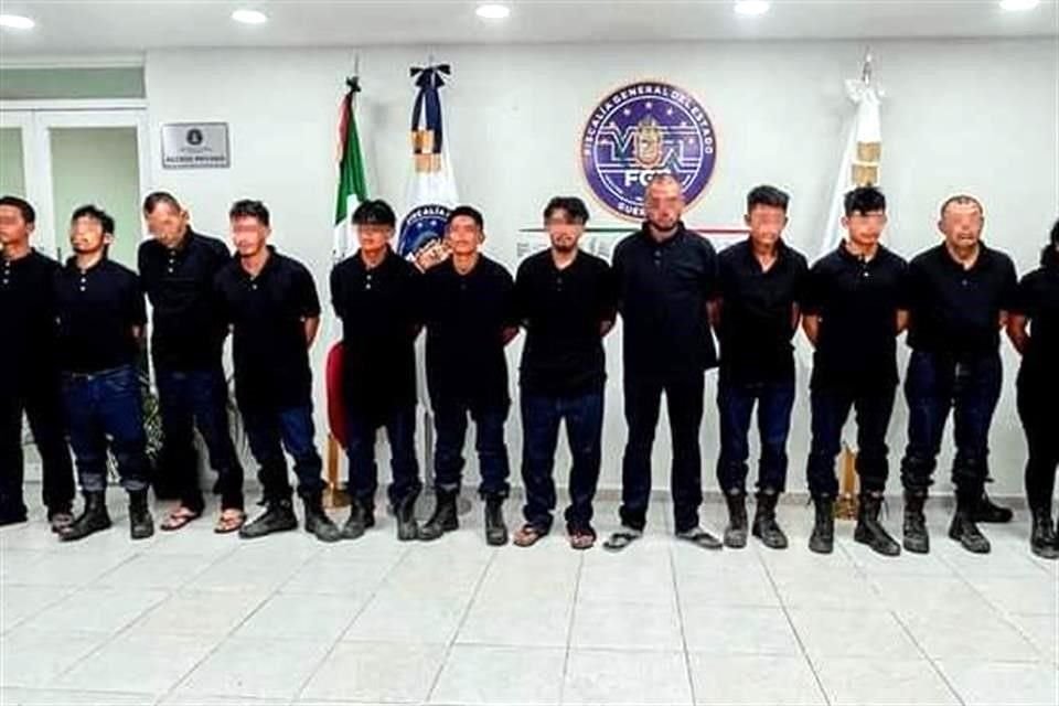 Diez de los presuntos agresores detenidos por la narcoviolencia en Tecpan de Galeana son de origen guatemalteco.