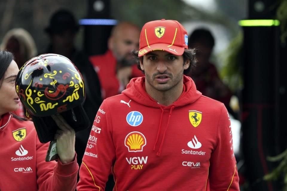 Carlos Sainz volvió a mostrarse fuerte y se quedó con la pole para Ferrari en el GP de la Ciudad de México.