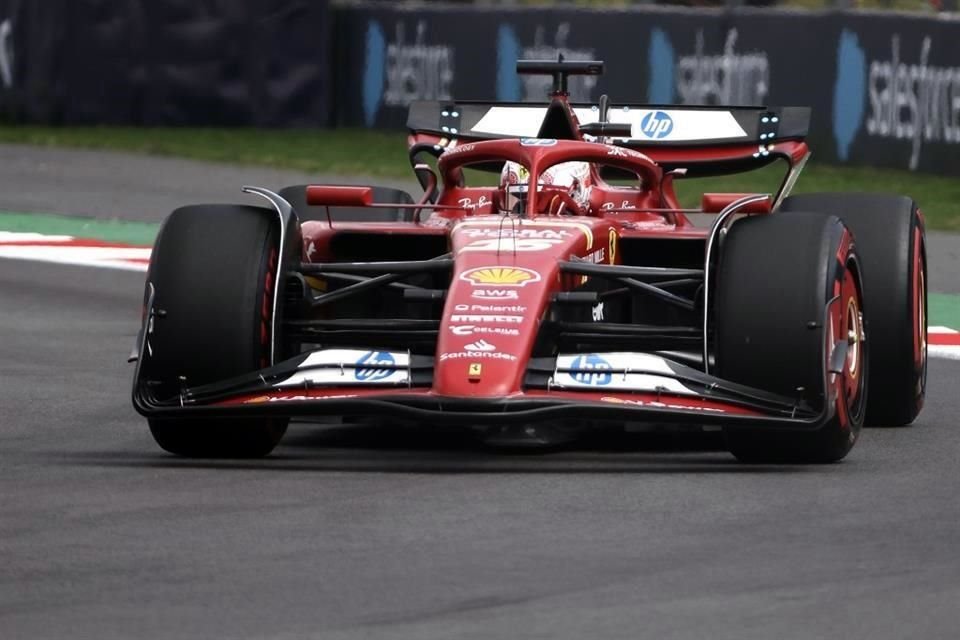 Charles Leclerc selló el 1-2 para Ferrari en México.