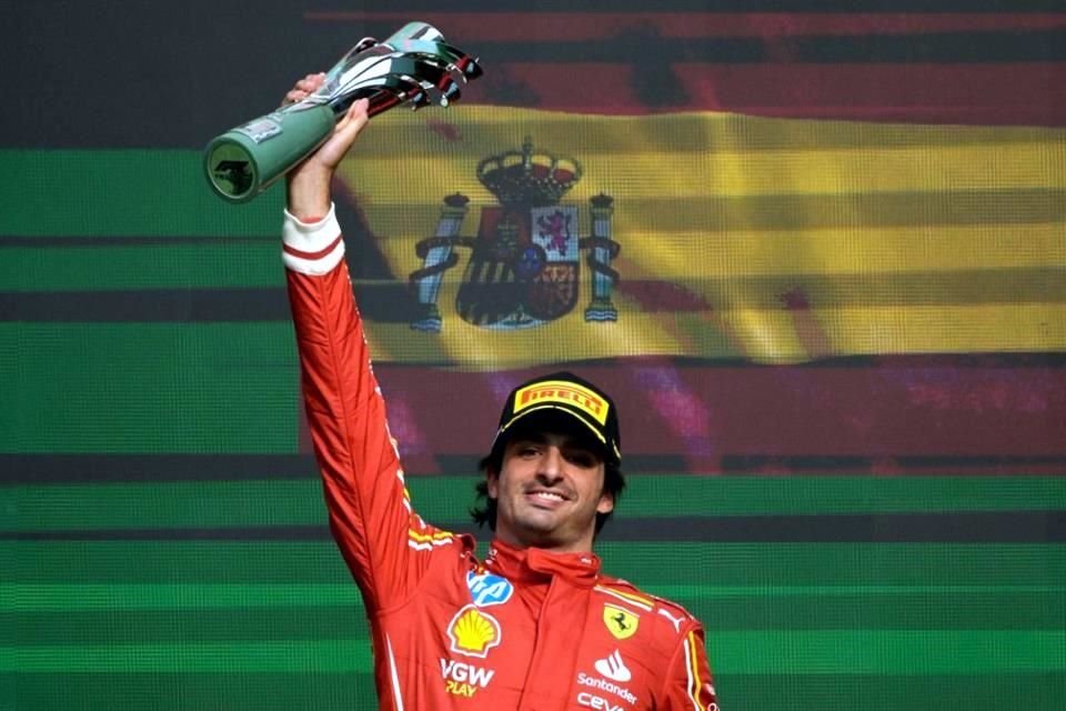 Carlos Sainz obtuvo su segundo triunfo de la presente temporada y cuarto en Fórmula Uno.